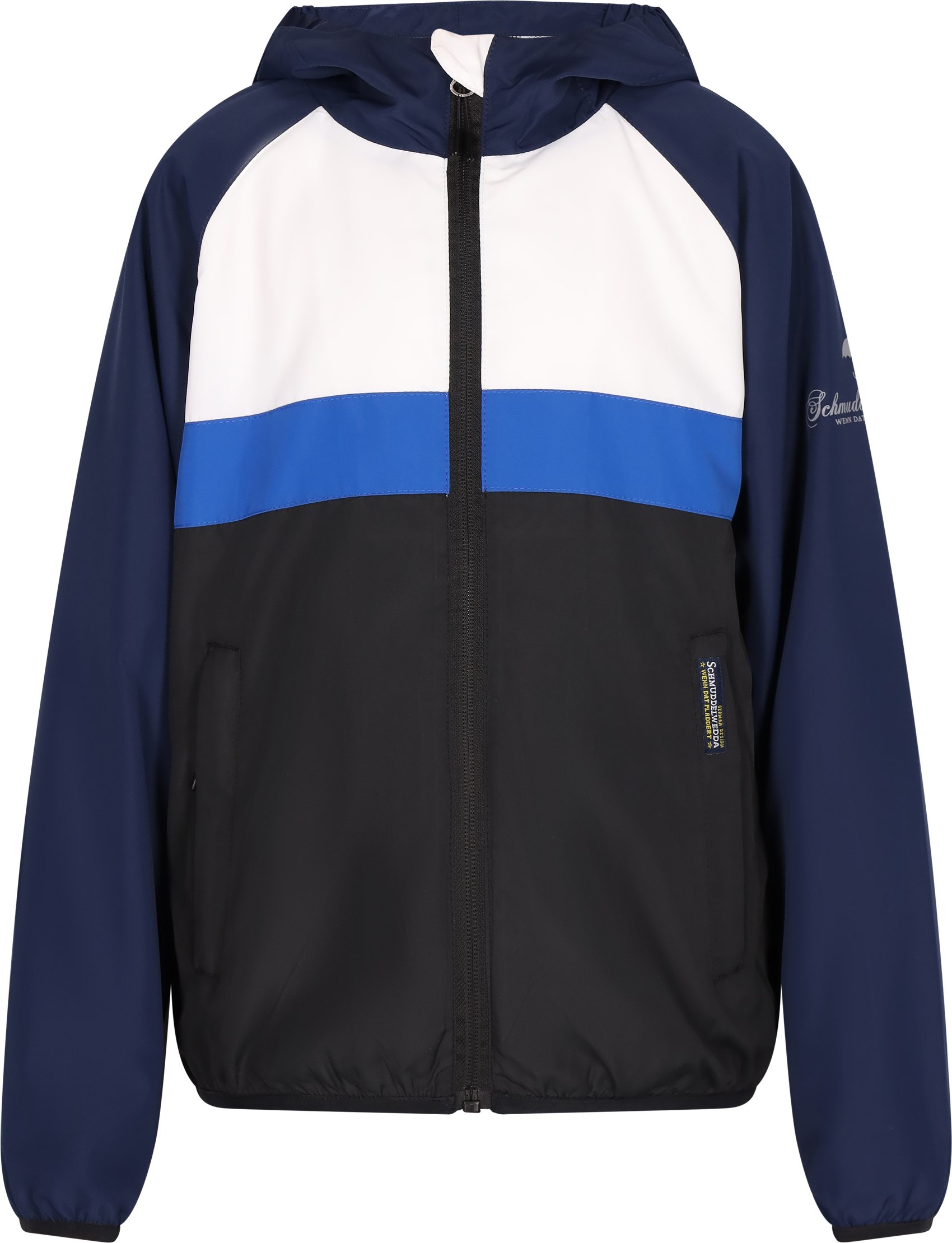 Schmuddelwedda Anorak Mädchen (Kids) Marine-Farbblock