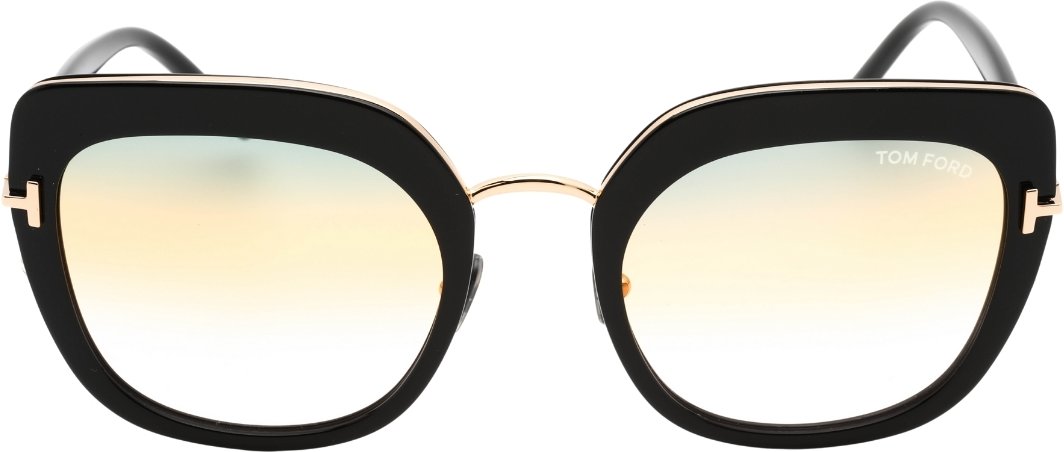 Tom Ford Virginia FT0945 01B Schwarze Sonnenbrille