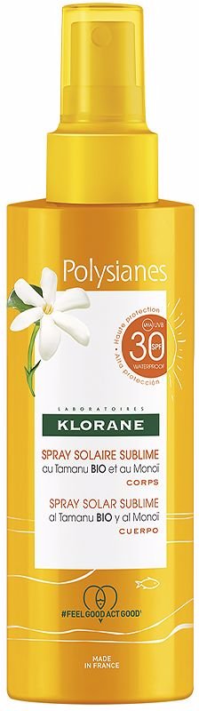Polysianes Monoï Y Tamanu Bio Körper-sonnenspray Spf30 200 ml
