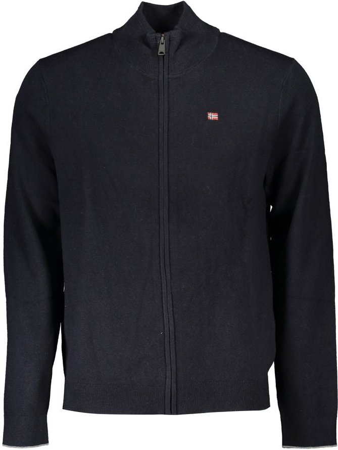 Napapijri Schwarzer Tessuto Herren Cardigan