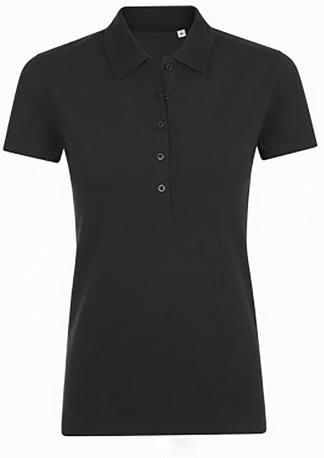 SOLS Damen/Damen Phoenix Kurzarm-Pique-Poloshirt (Schwarz)