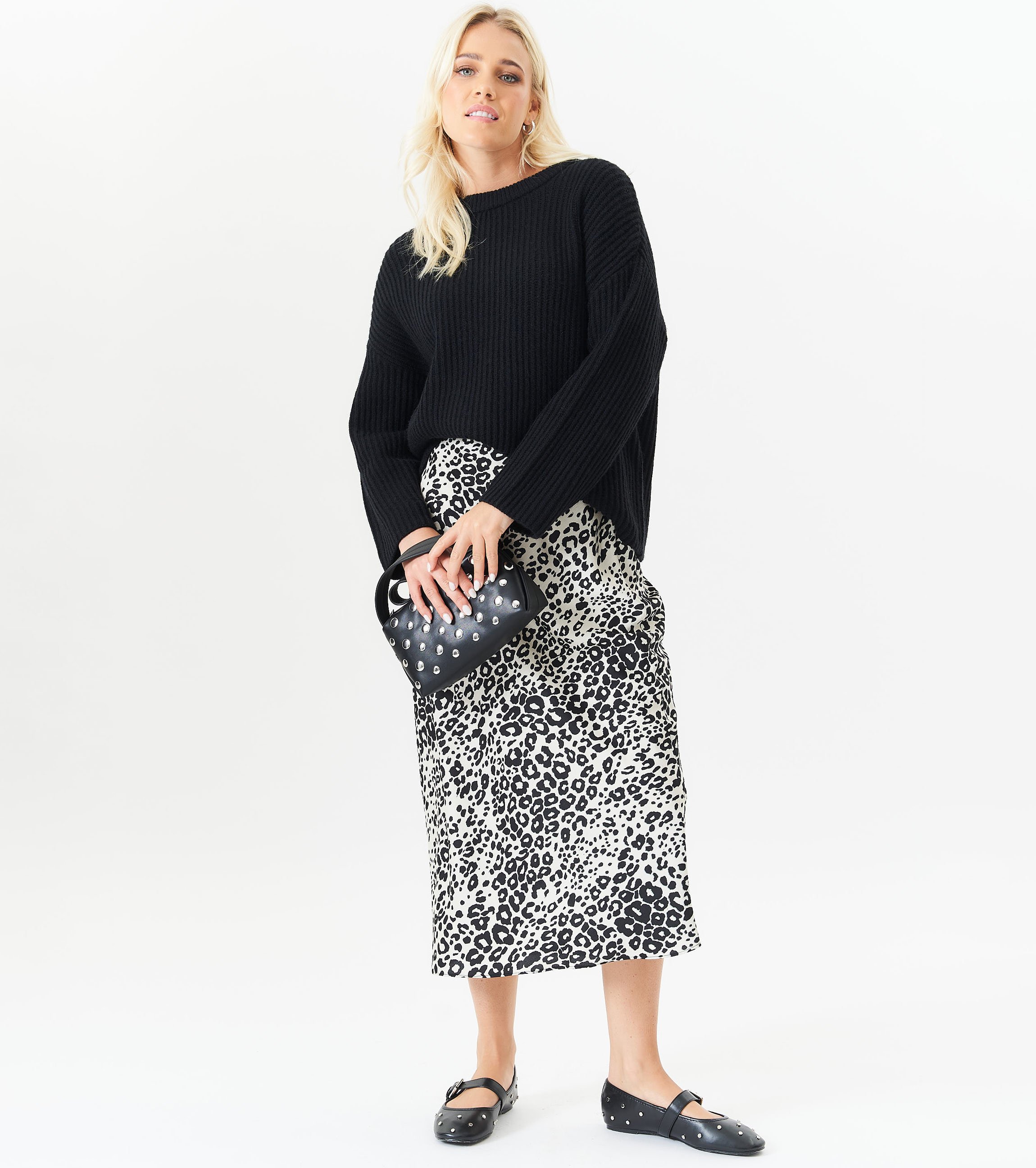 Übergroßer Pullover aus Grobstrick