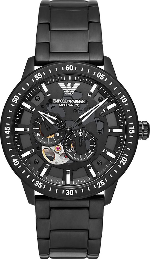 Emporio Armani Mario Herren schwarze Uhr AR60054