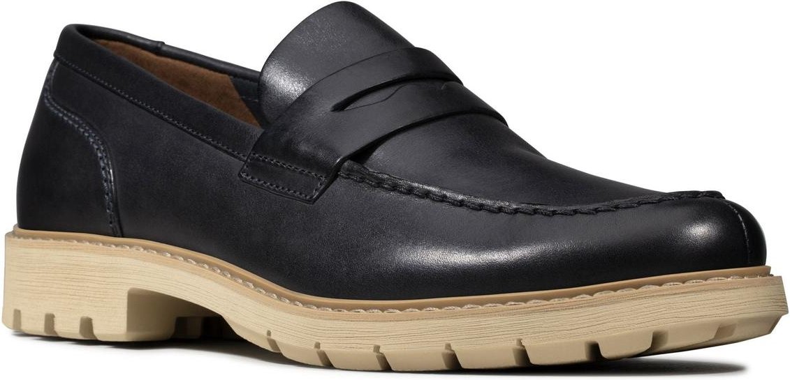 Clarks Batcombe Edge Herren schwarze Schuhe