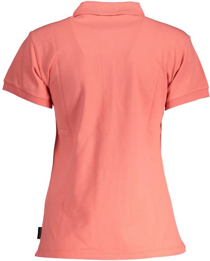 Baumwoll-Polohemd mit kurzen Ärmeln