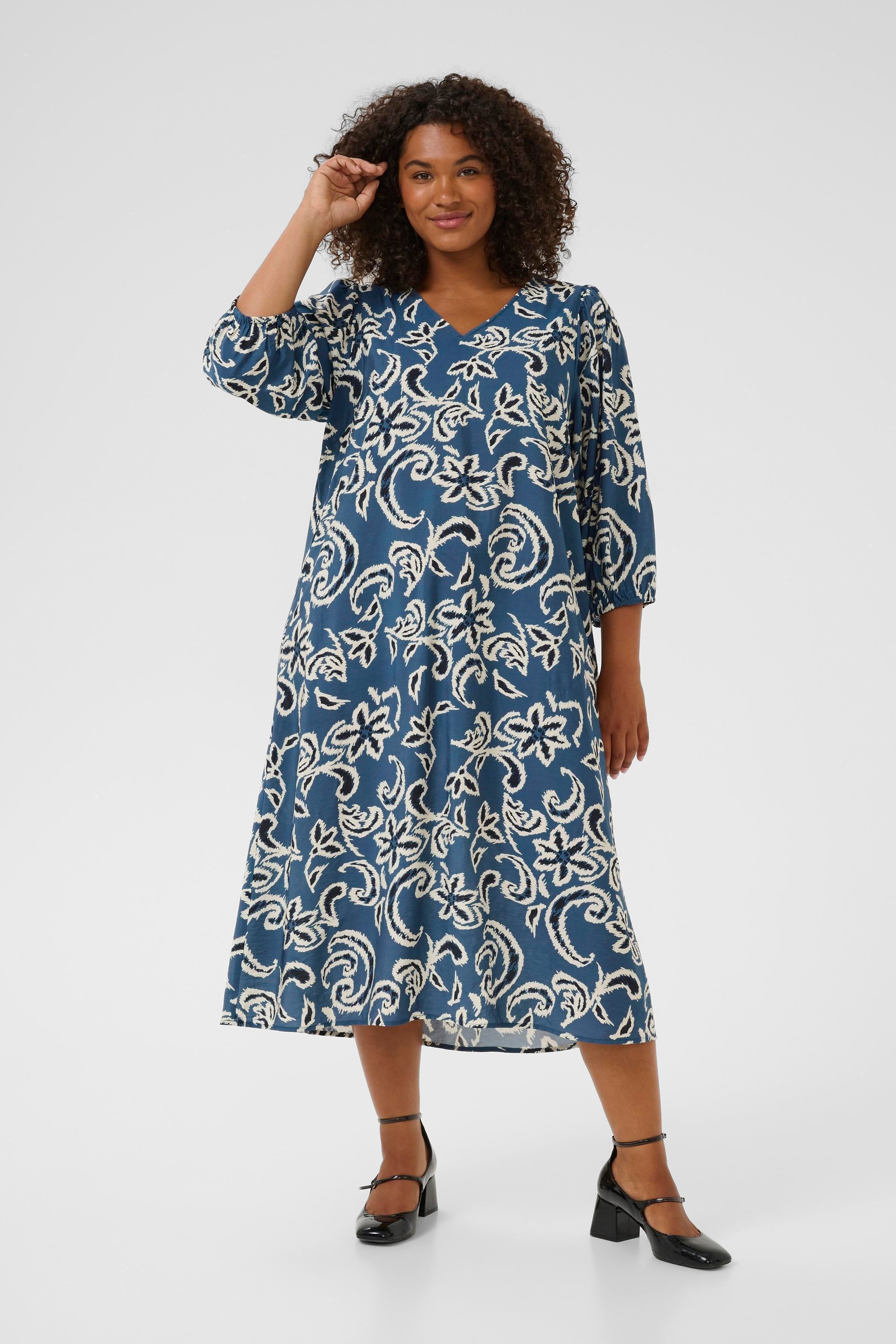 Thumbnail - Kleid KCmahlia A-shape blue white