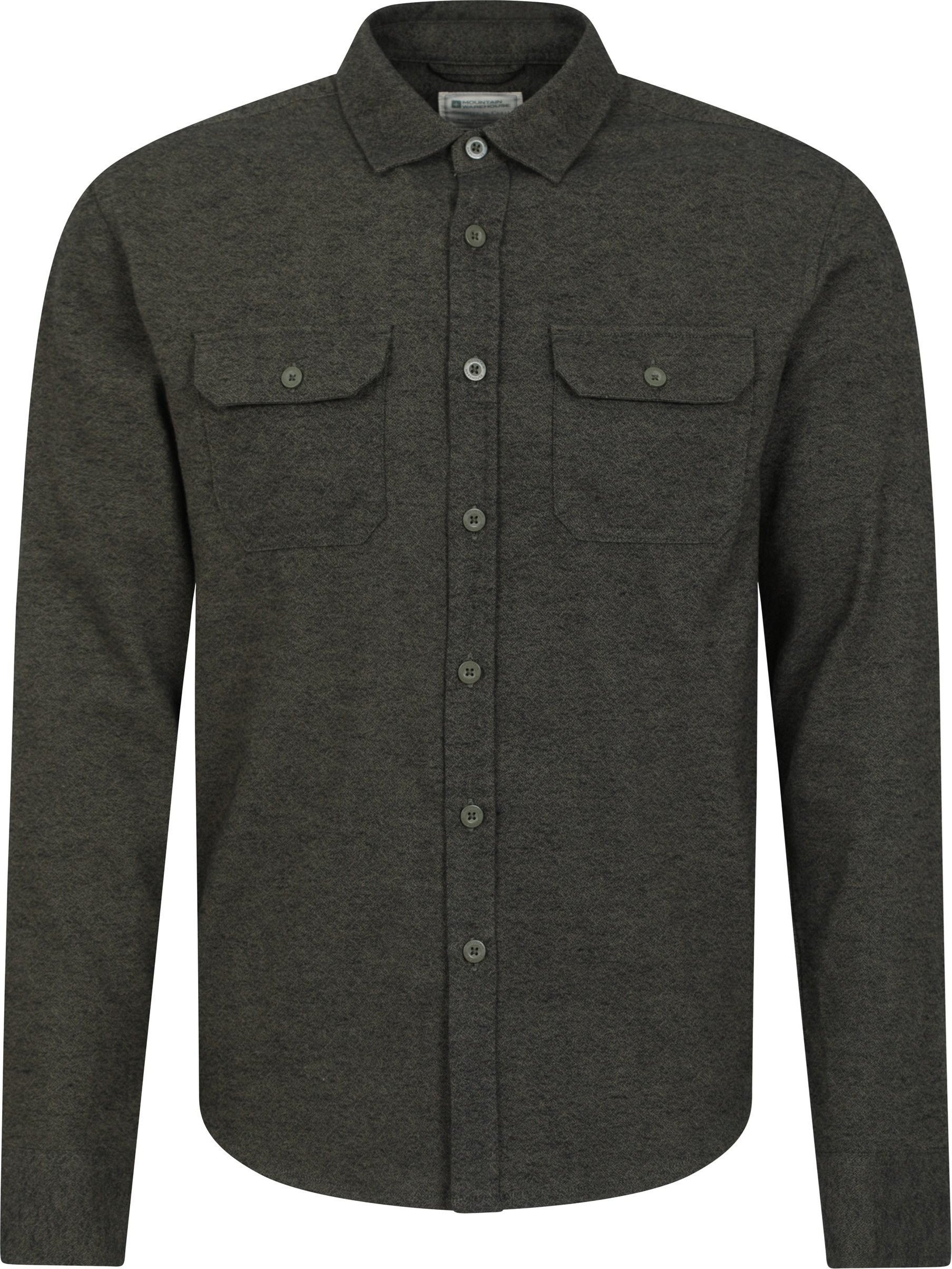 Mountain Warehouse - "Trace" Hemd für Herren Langärmlig (Grün)