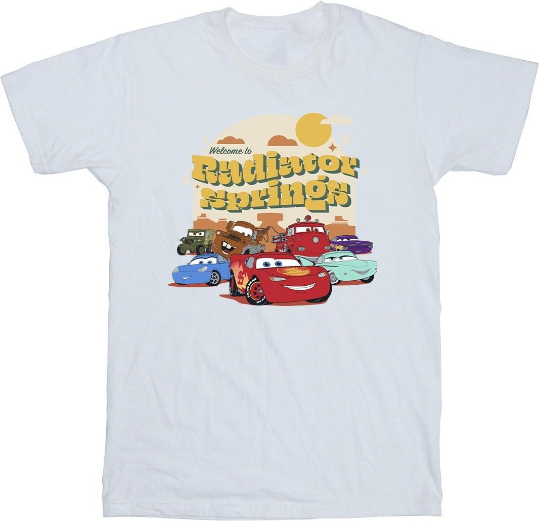 Disney Cars Radiator Springs T-Shirt für Herren (weiß)