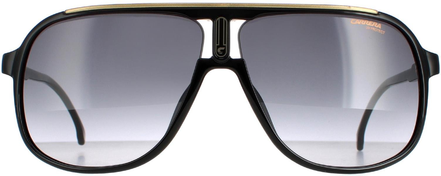 Thumbnail - Carrera Aviator Herren Schwarz Gold Dunkel Grau Gradient 1047/S