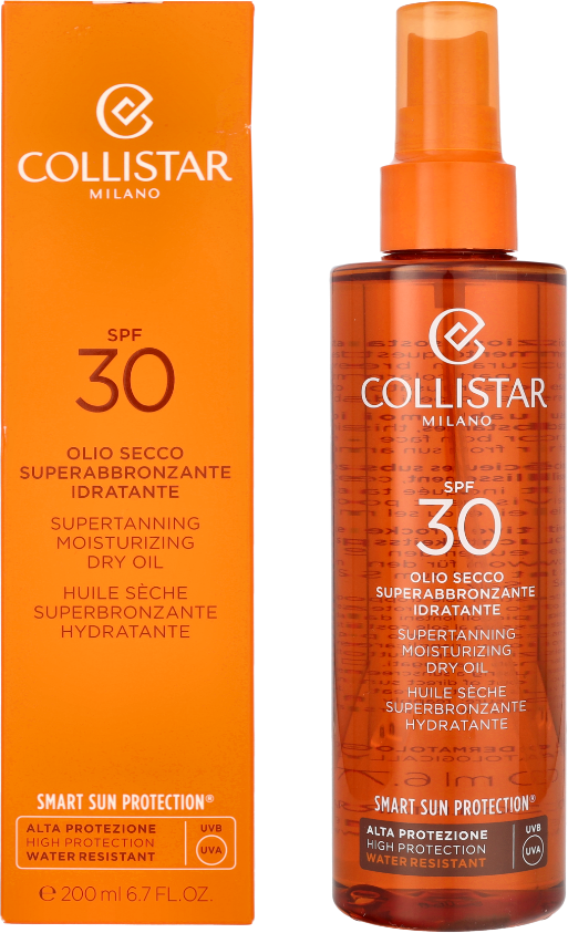 Collistar Supertanning Feuchtigkeitsspendendes Trockenöl SPF30 200 ml