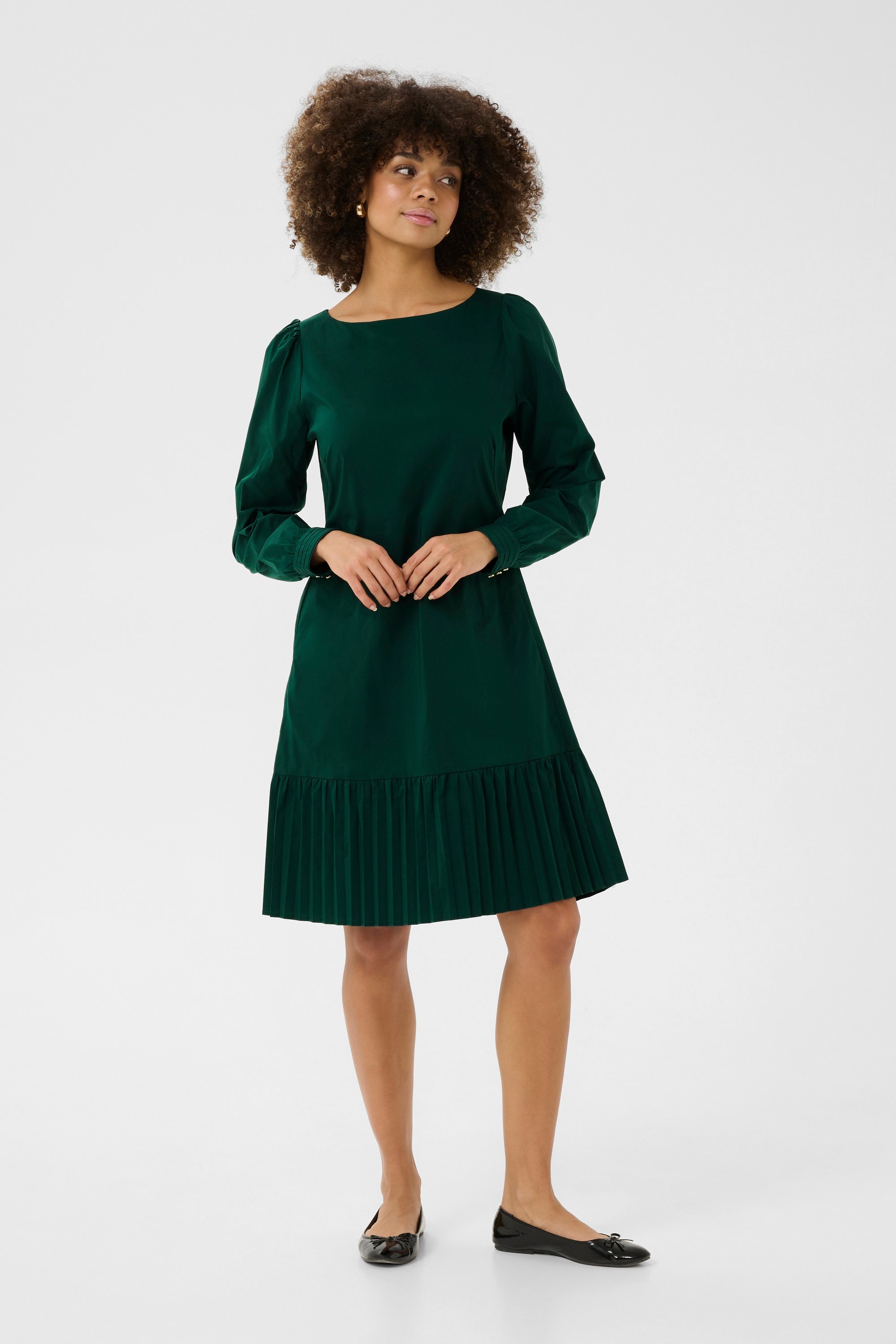 Kleid im lässigen Schnitt green