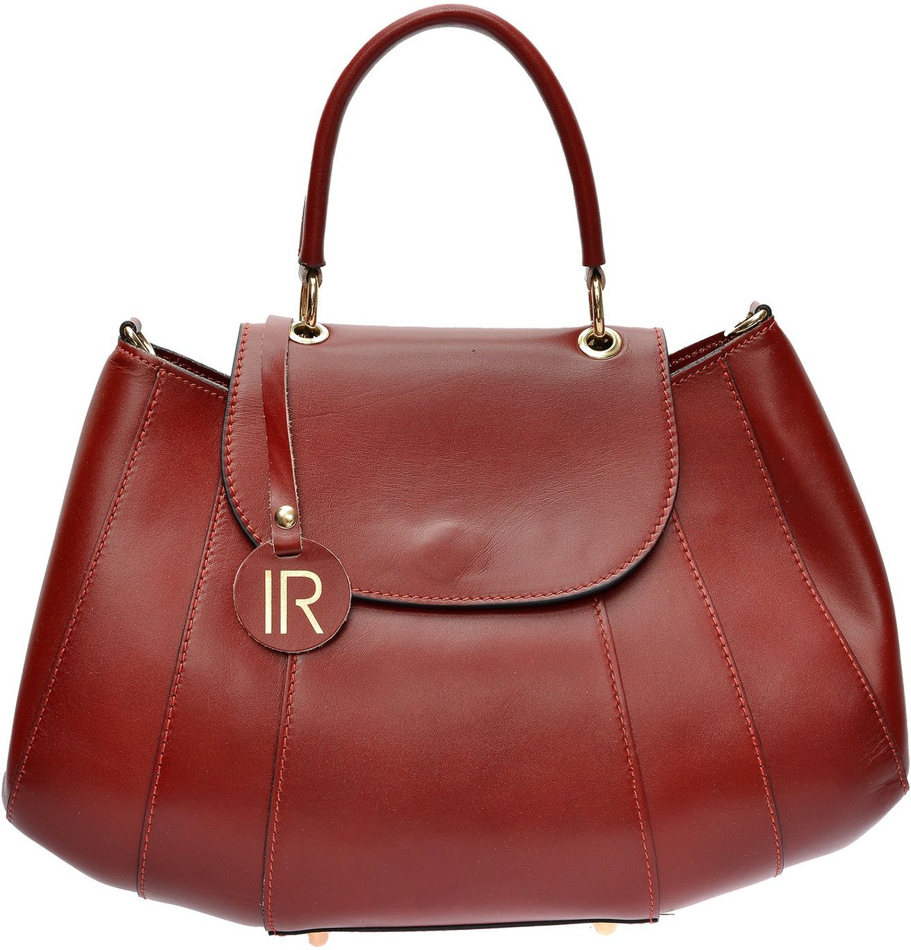 Isabella Rhea Rote Ledertasche