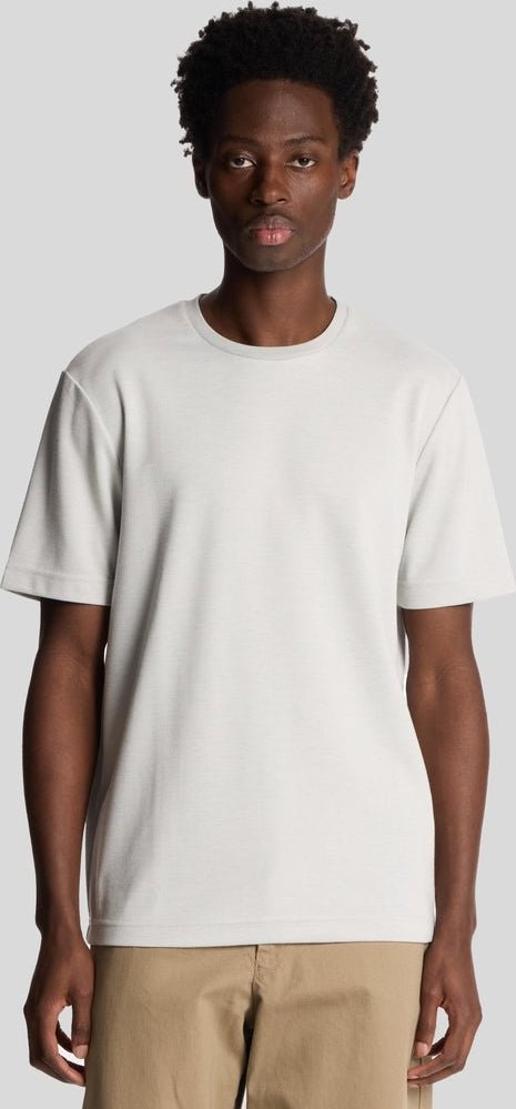 Lyle & Scott Zweifarbiges T-Shirt – Weiß