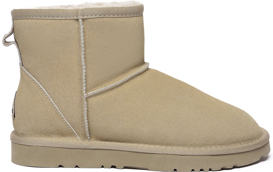 EVER AU Damen Leder Kurzstiefel - Ostrich