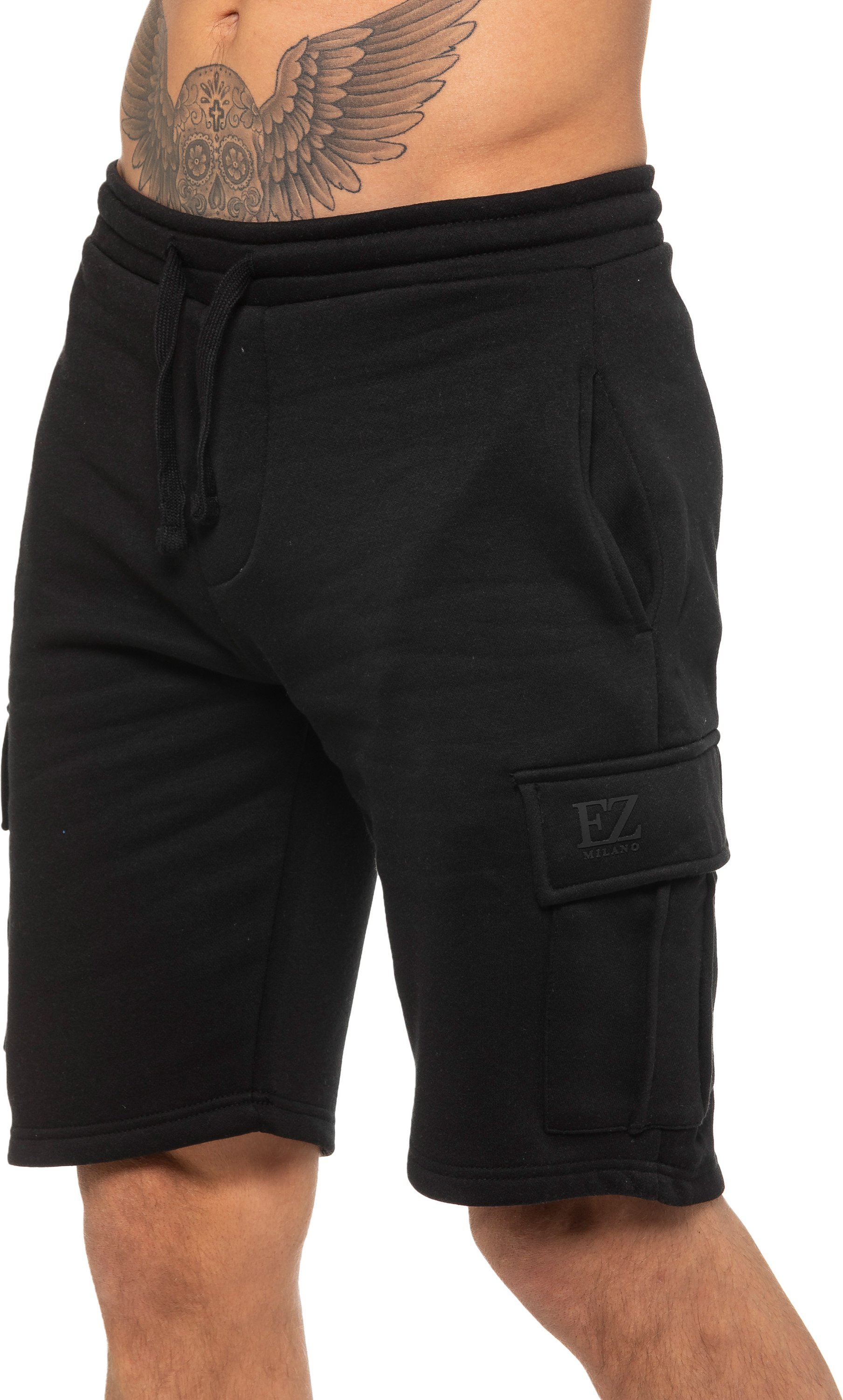 Thumbnail - Enzo | Herren Cargo Shorts - Schwarz