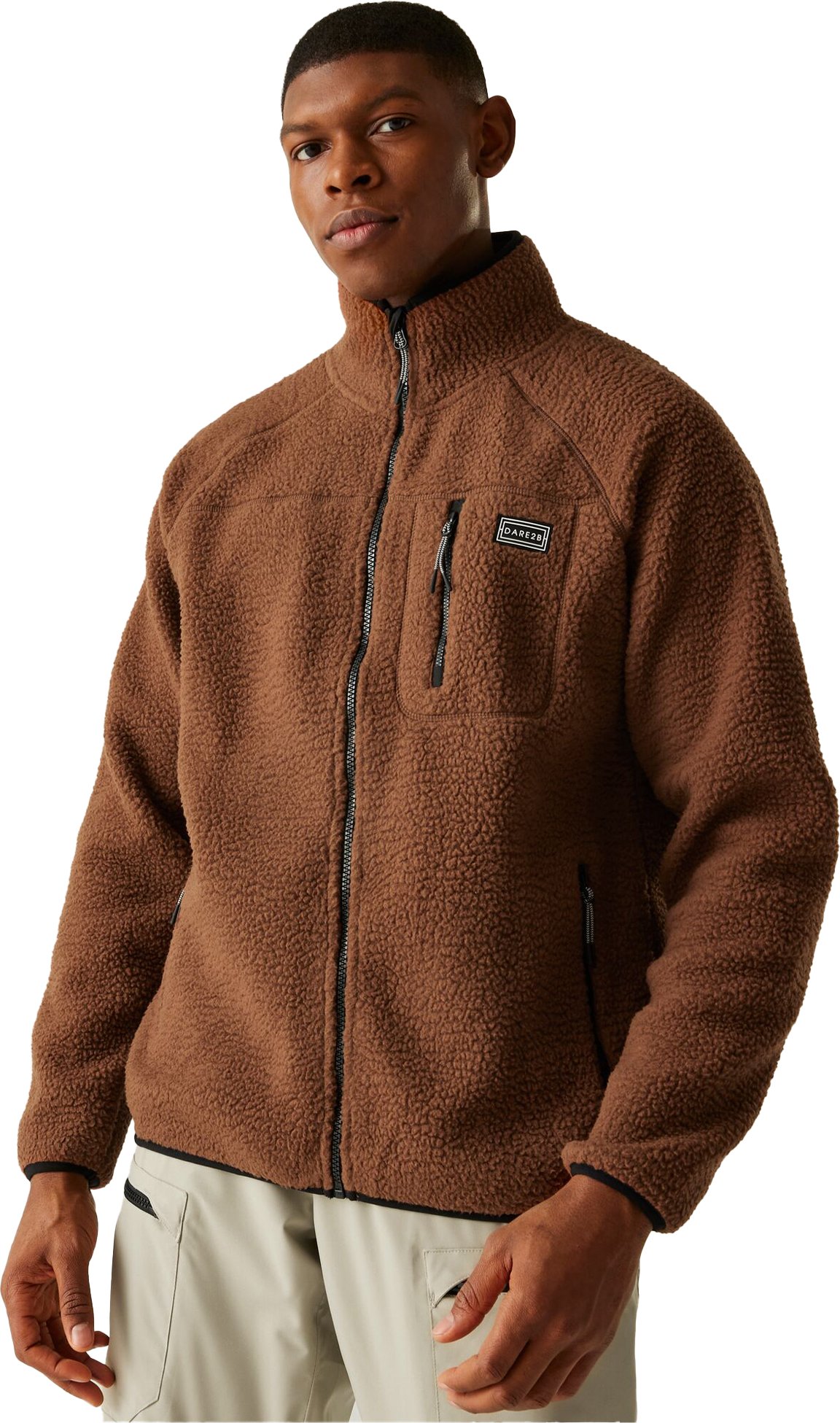 Dare 2B - "Camber" Fleece für Herren, Recyceltes Polyester (Dunkelbraun)