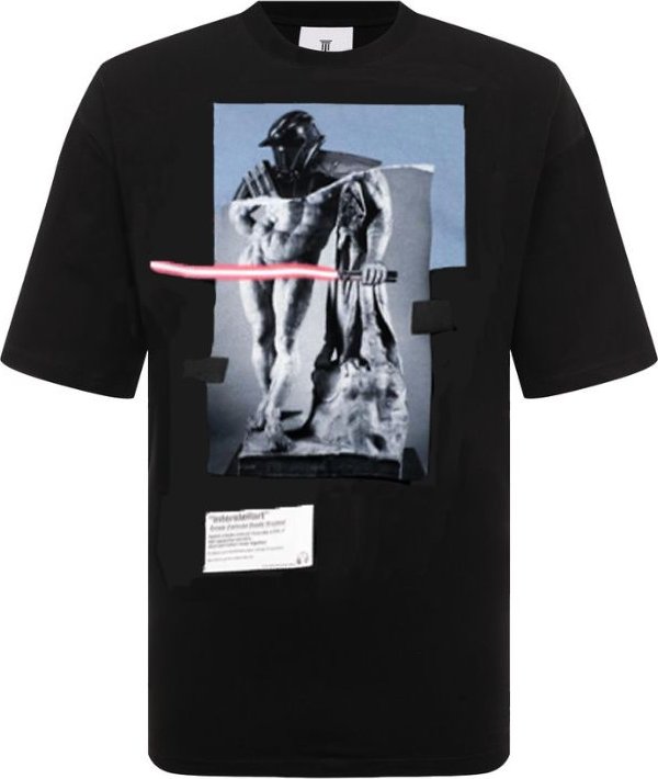 Grafisches Relaxed Fit T-Shirt