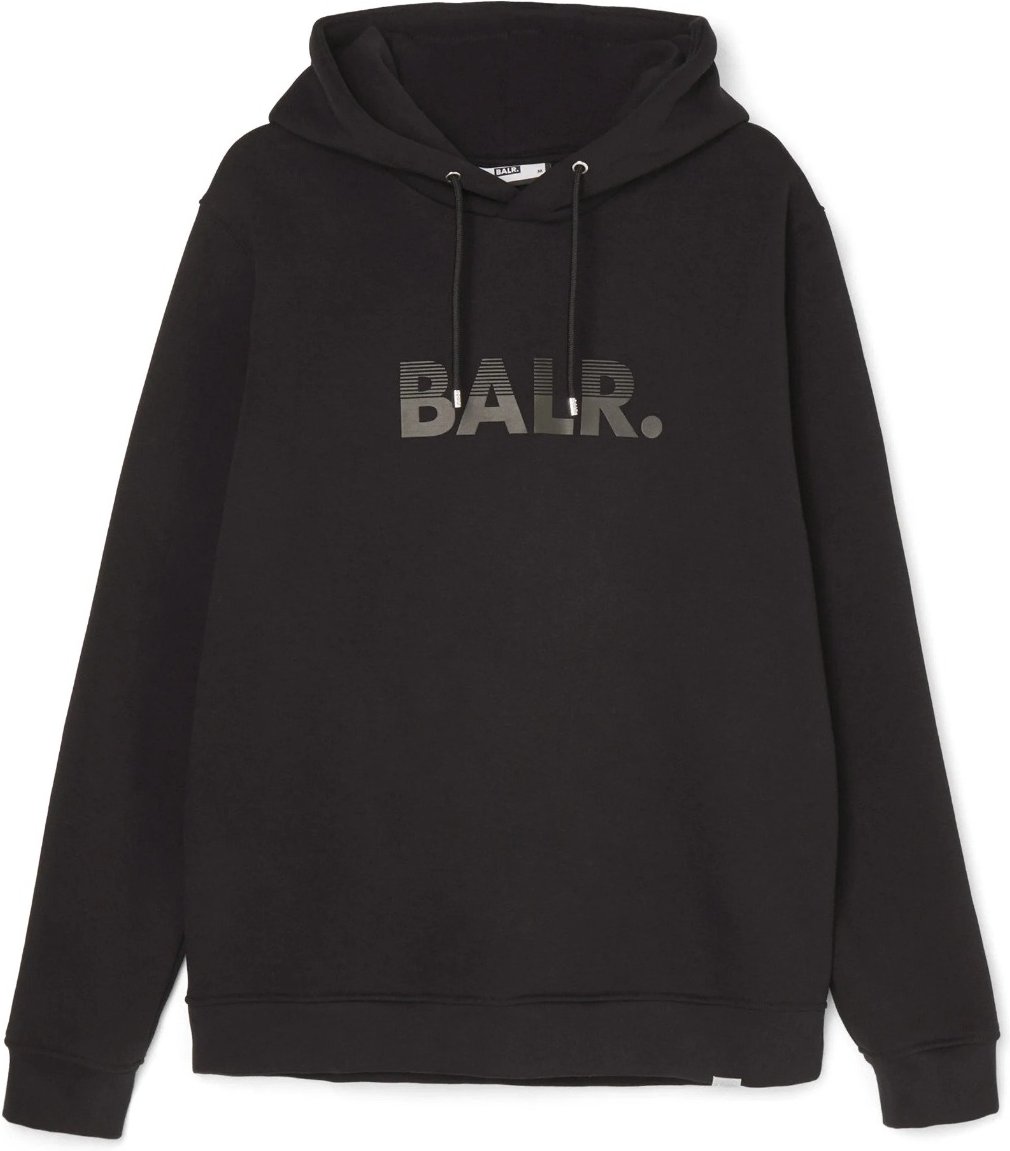 Thumbnail - Olaf Straight Hoodie von BALR. in der farbe Schwarz und in größe XXL.