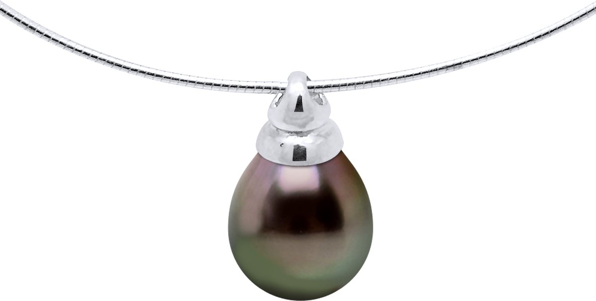 DIADEMA - Halskette - Omega - Tahiti-Perle - Silber