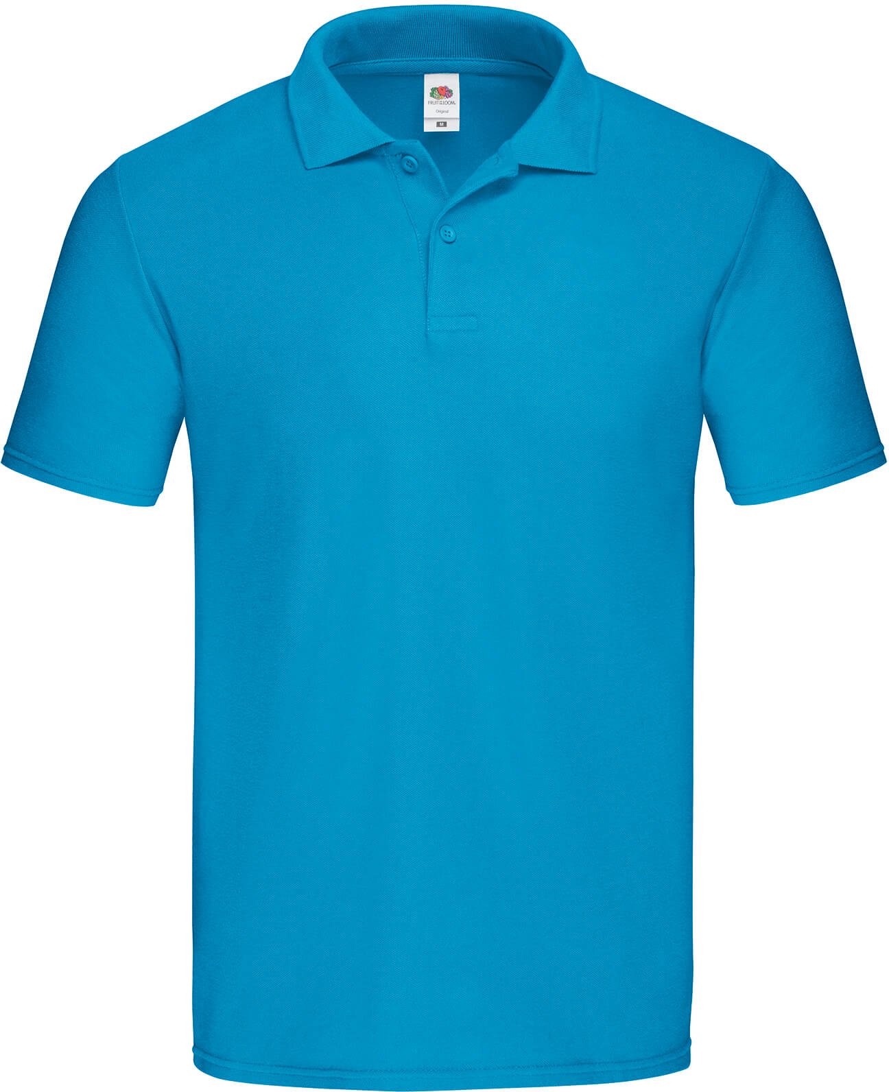 Fruit of the Loom Herren Original Pique Polo Shirt (Azurblau)