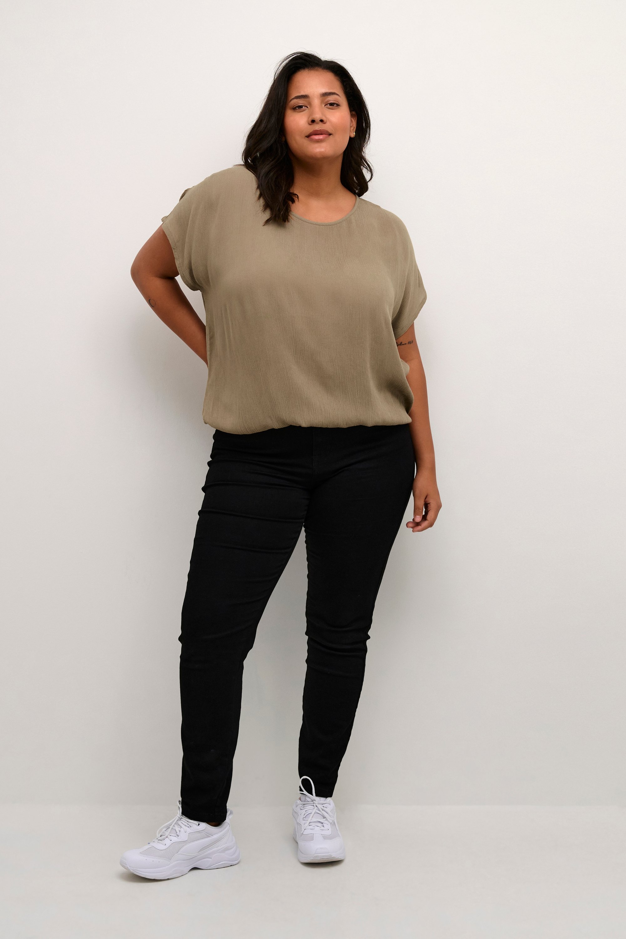 Kurzarm-Bluse KCami Kurzarm-Bluse Loose fit