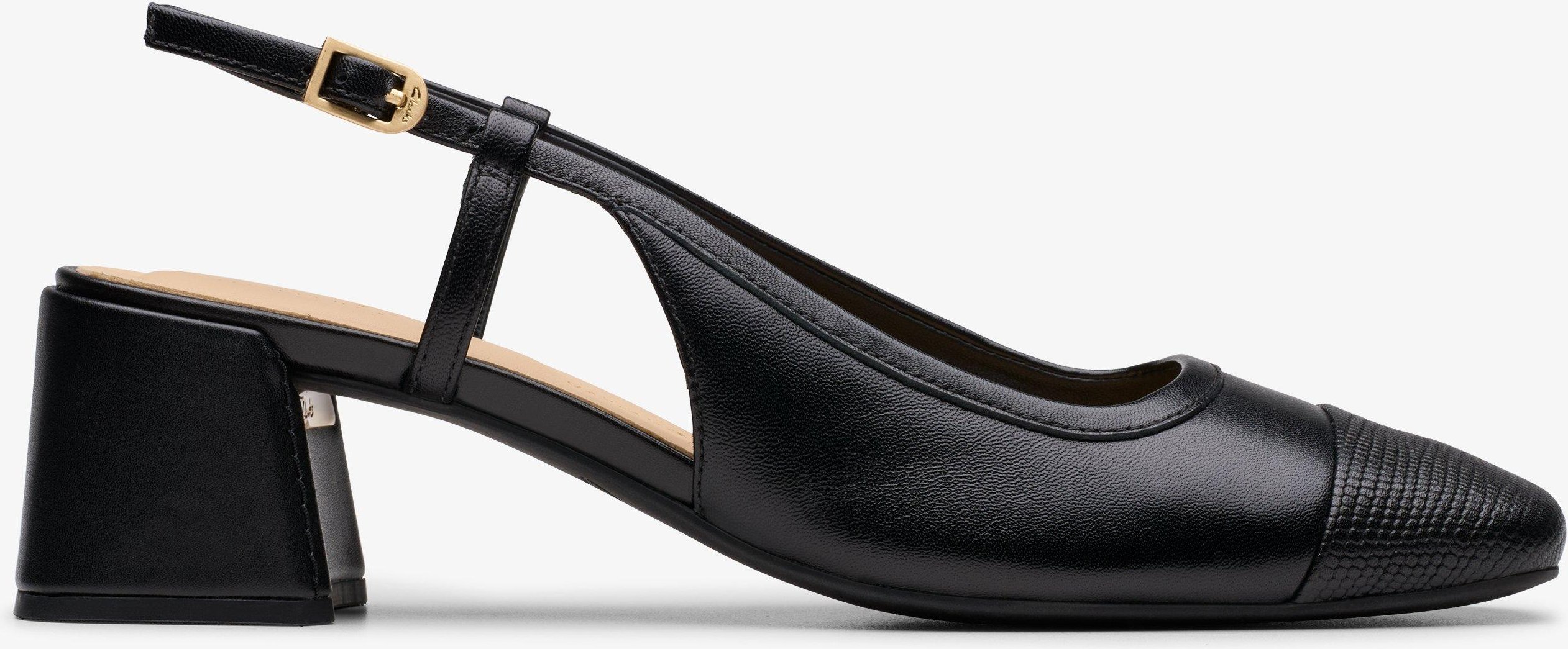 Nyta45 Sling Schwarz Combi Lea Schuhe