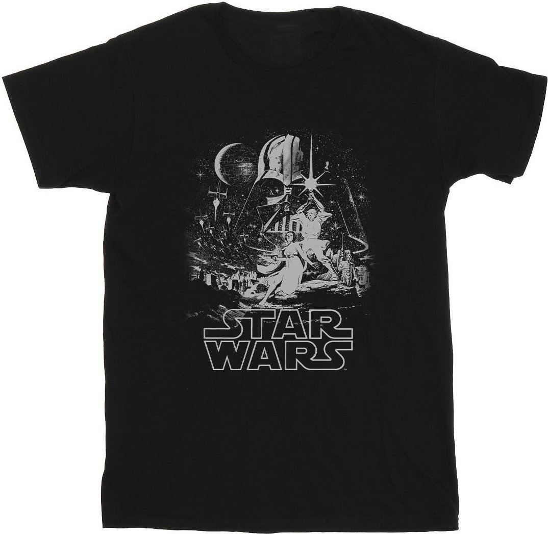 Star Wars - "New Hope" T-Shirt für Herren (Schwarz)
