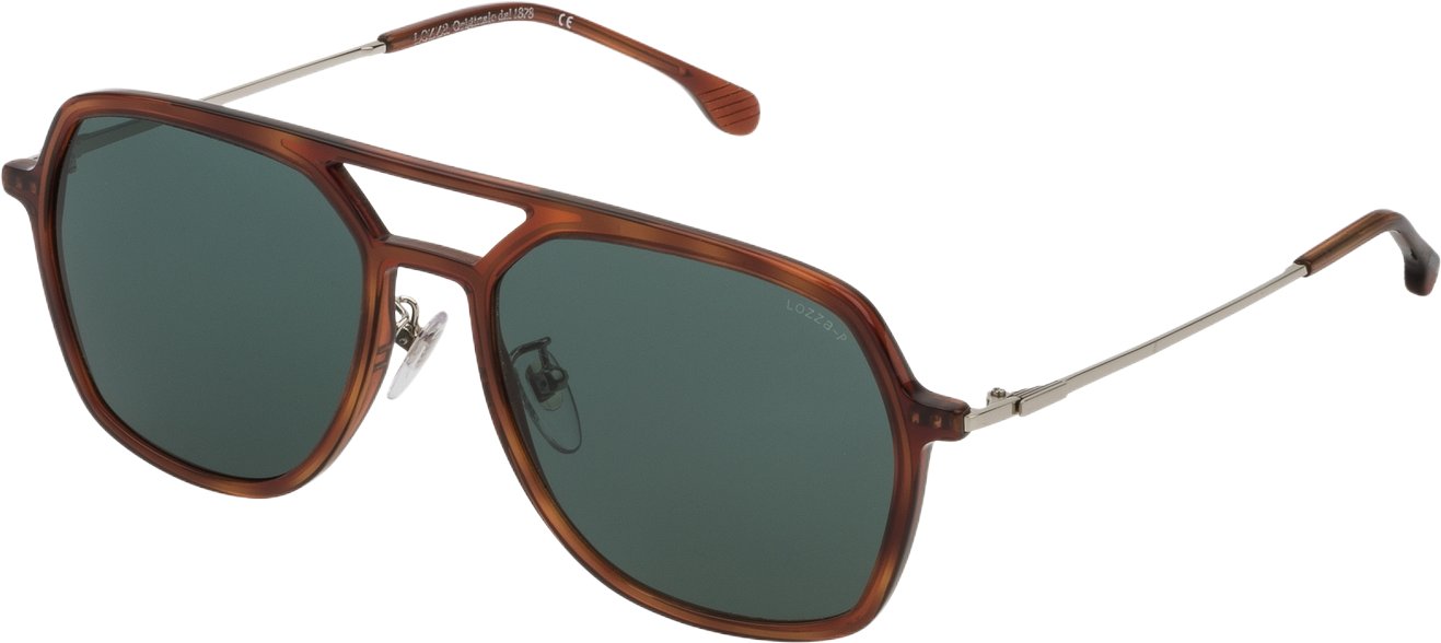 Lozza Unisex-Sonnenbrillen 56/18/140 mm Acetat und Metall
