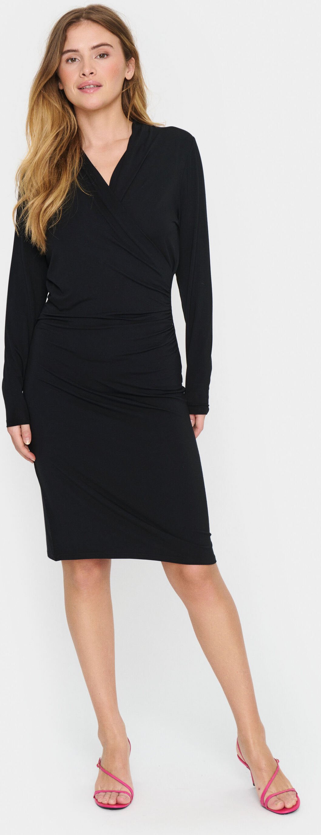 Jerseykleid Fitted black