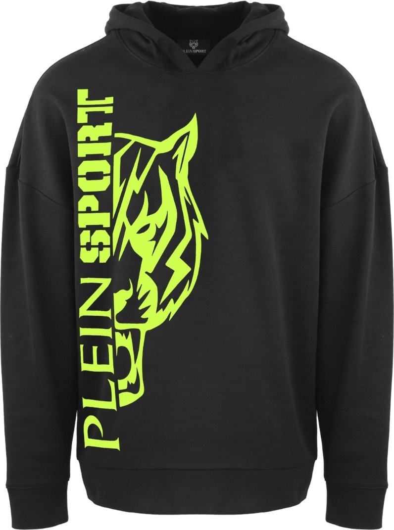 Plein Sport Kapuzenpullover mit seitlichem Logo in Schwarz