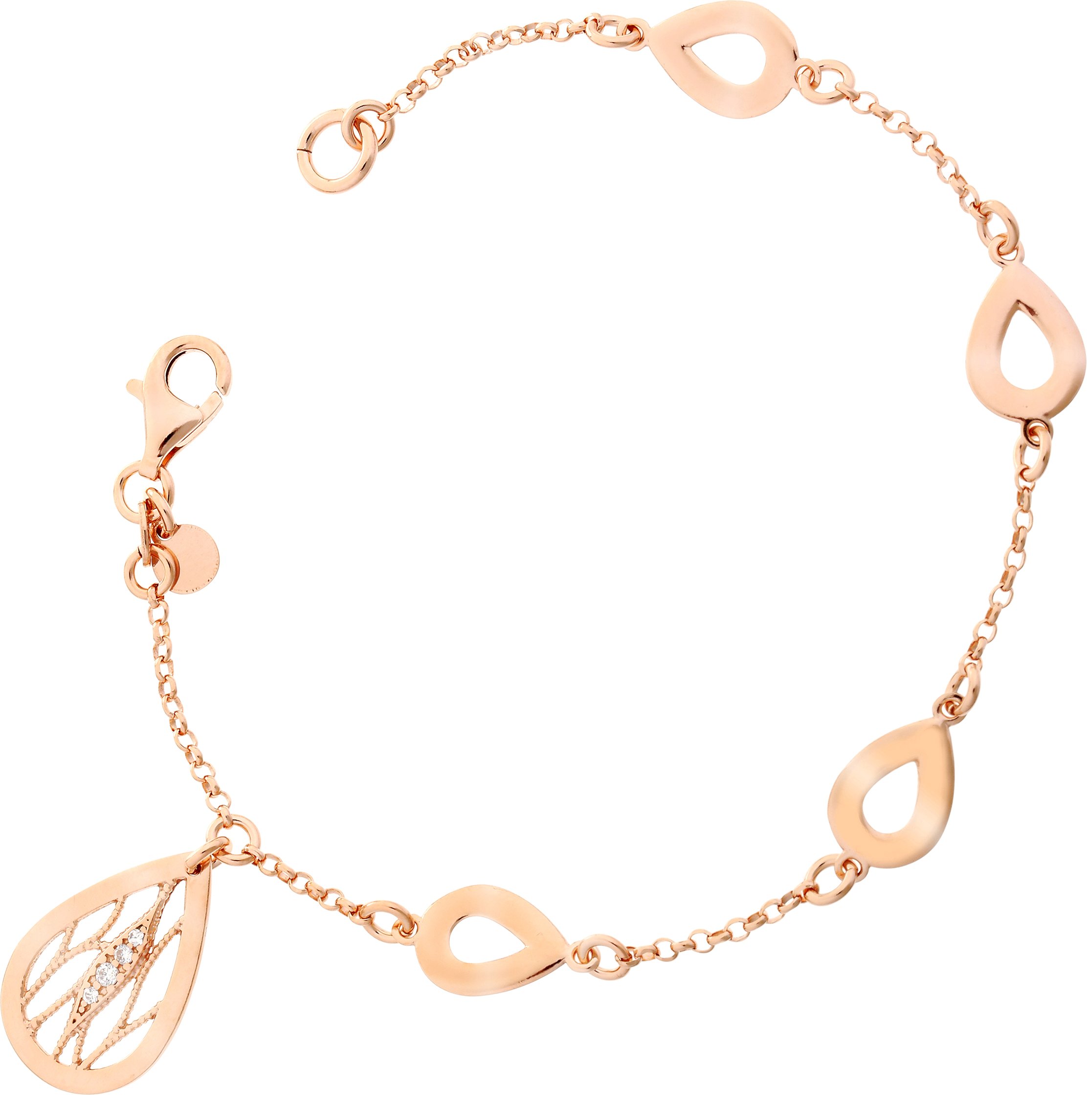 Orphelia 'Linda' Damen-Armband aus 925er Sterlingsilber - Rosé ZA-7188/RG