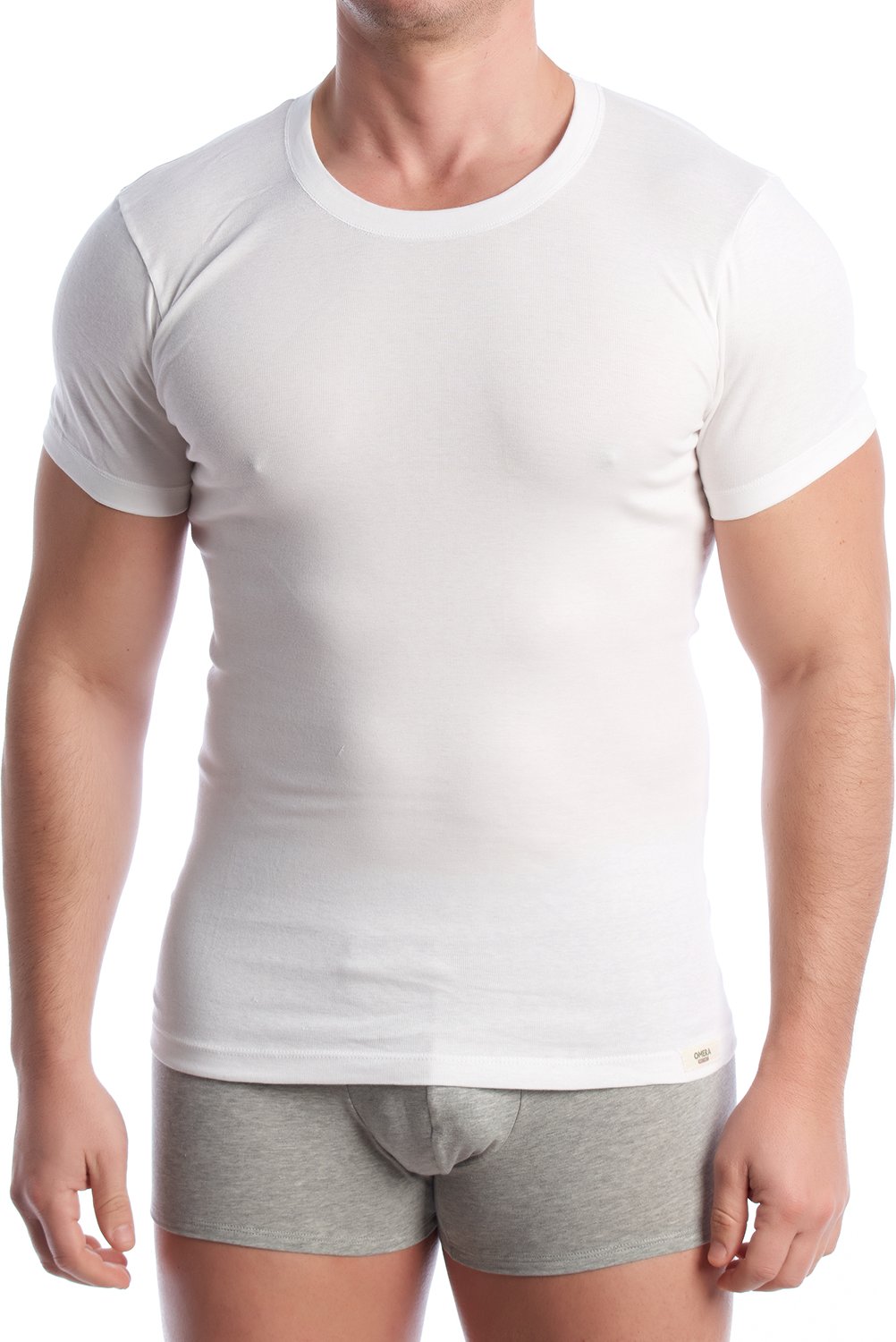 Herren Bio-Baumwolle Kurzarmunterhemd 2008