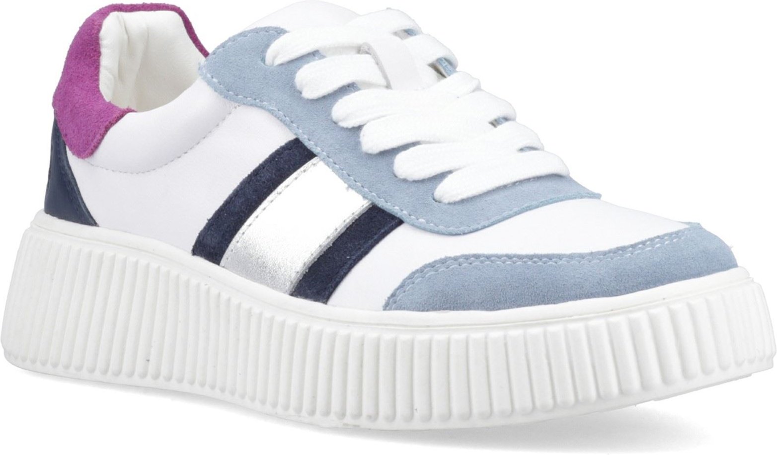 Hush Puppies Holly Wildleder Damen Silber Standard Sneaker