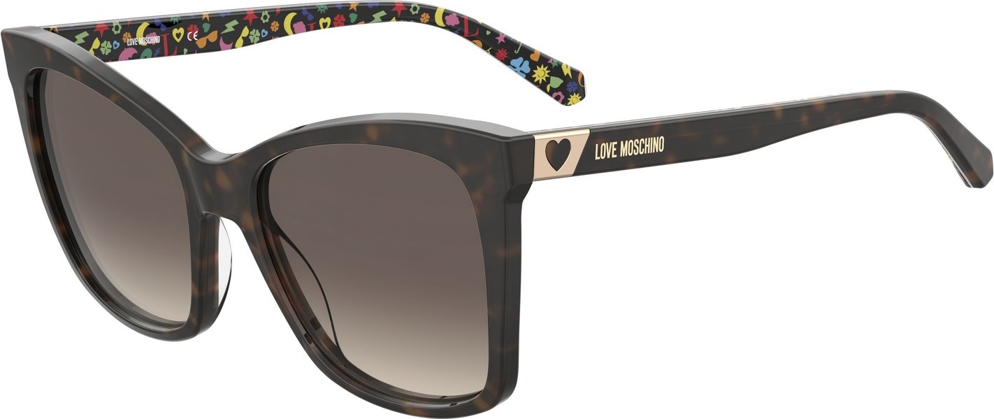 Love Moschino Damen-Sonnenbrillen 55/17/145 mm Acetat