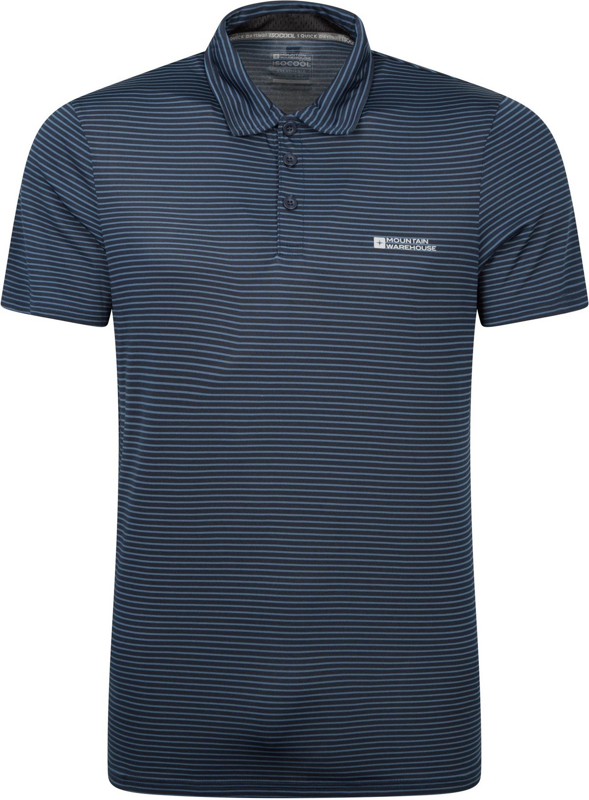 Mountain Warehouse Herren Fairway IsoCool Polo Shirt (Blau)