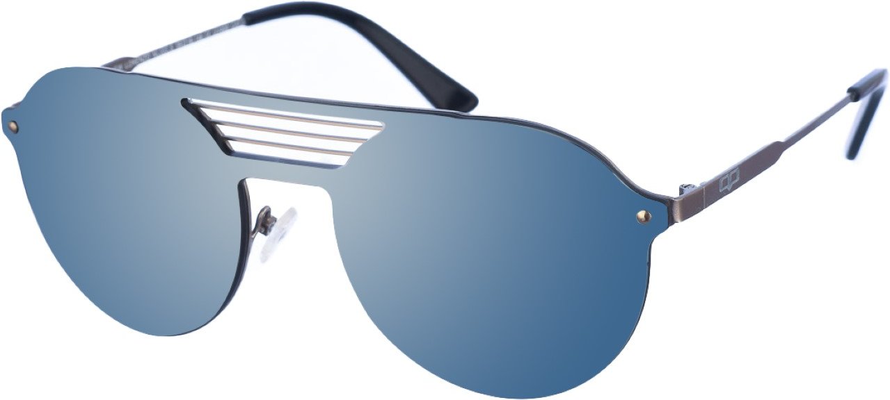 Thumbnail - Unisex NEW LOURENZO Oval geformte Nylon Sonnenbrille