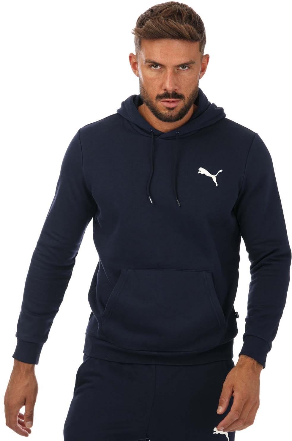 Thumbnail - Puma - "Essentials" Kapuzenpullover für Herren (Marineblau)