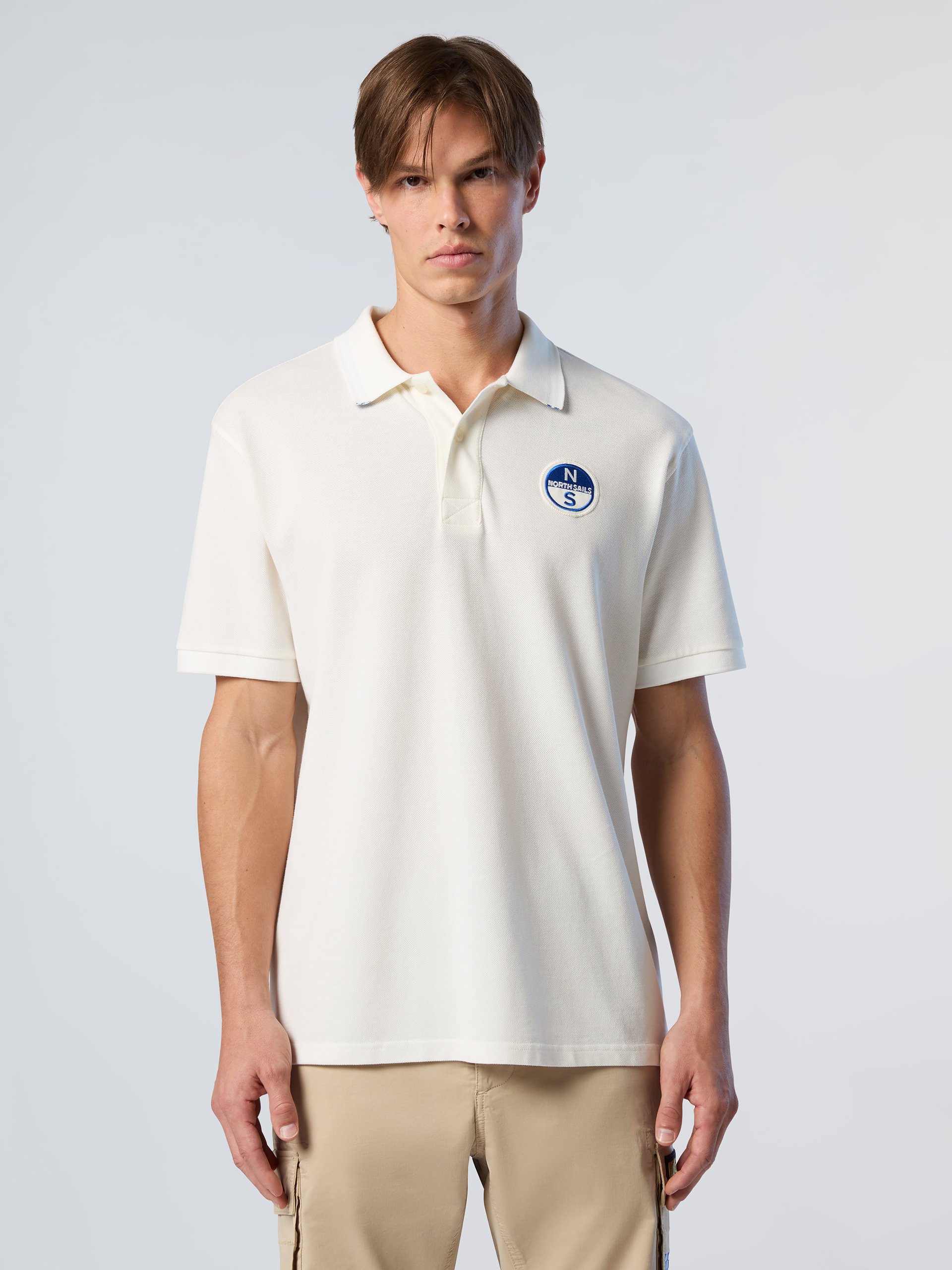 Thumbnail - North Sails Polohemd Mit pigmentgefärbtem Finish