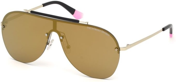 Vs001228 Shield-Sonnenbrille Gold