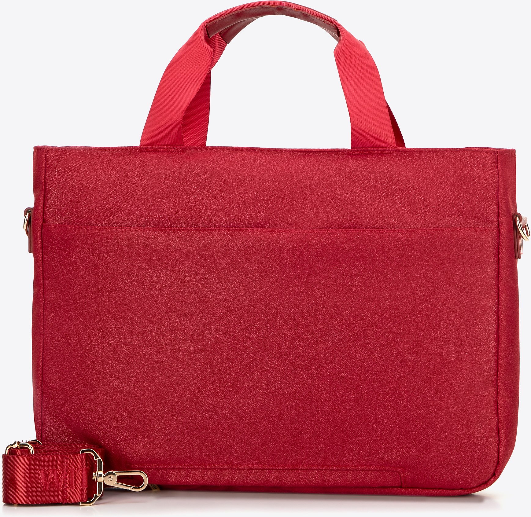 Wittchen Damen-Laptoptasche (14 Zoll) mit Steppung, Kirschrot, Polyester