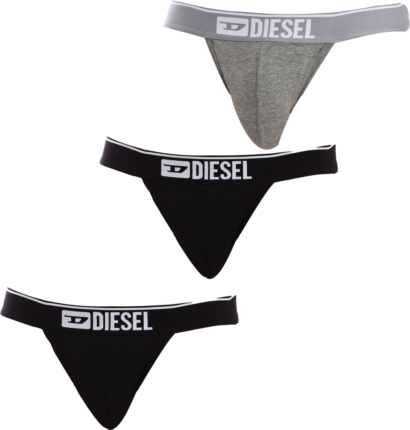 Pack-3 Atmungsaktiver Stoff Jockstrap Diesel 00SH9I-0GDAC Mann