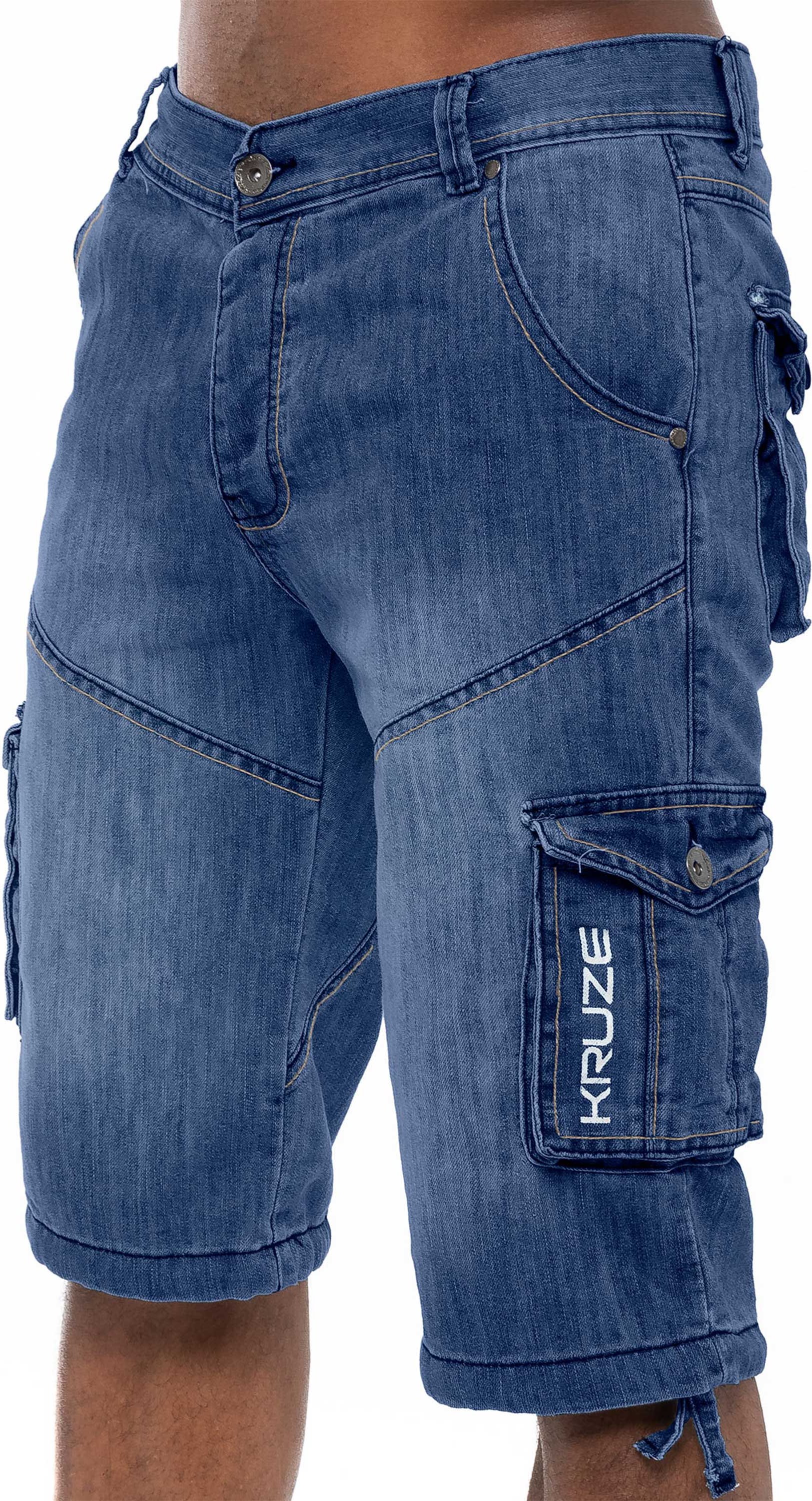 Thumbnail - Kruze Herren Cargo Combat Shorts