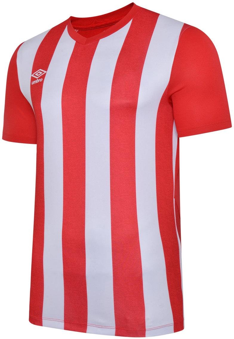 Umbro Ramone-Trikot für Herren (Zinnoberrot/Weiß)