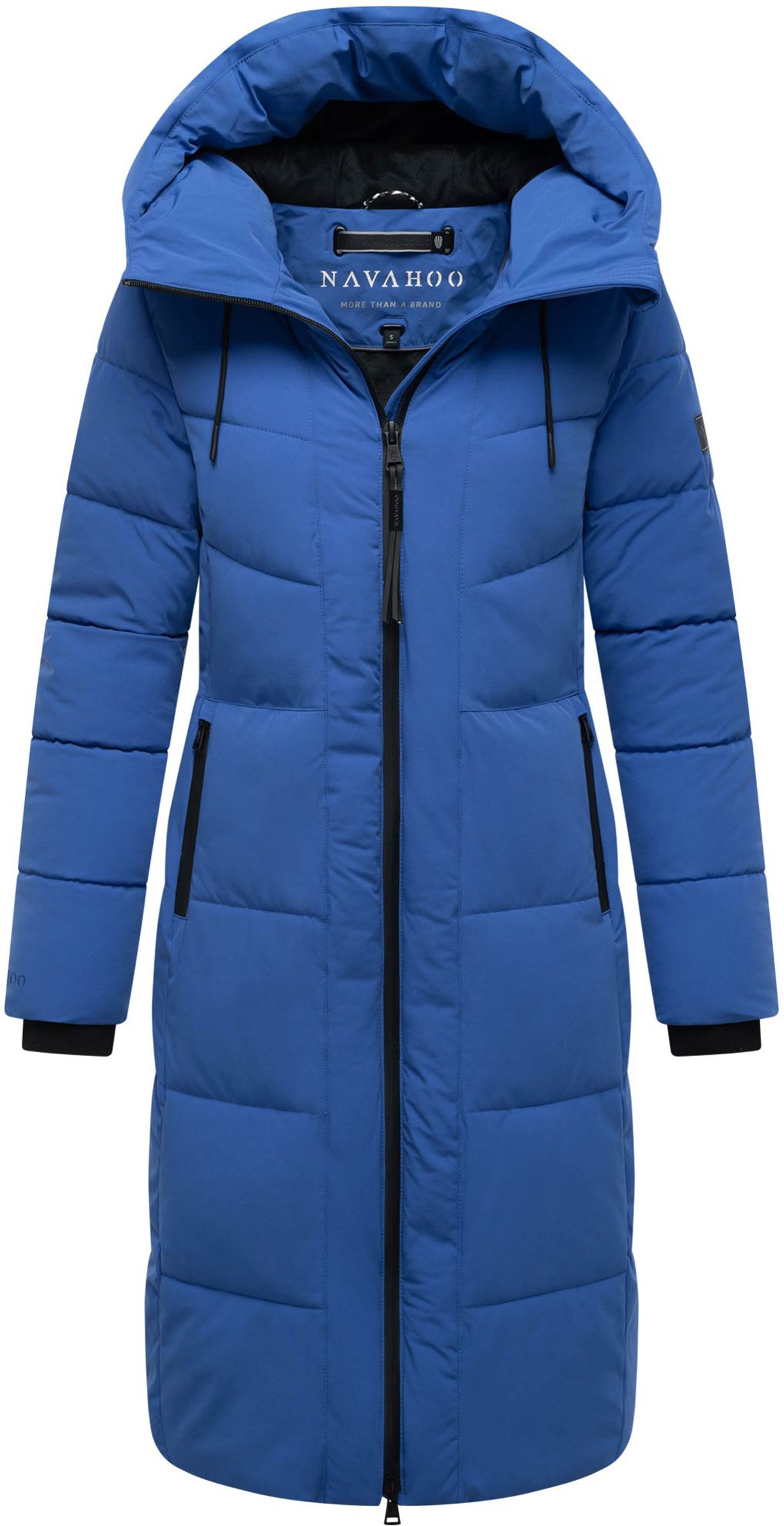 Thumbnail - Navahoo Damen Winter Steppmantel SCHOKOKUSS – elegant, warm & funktional