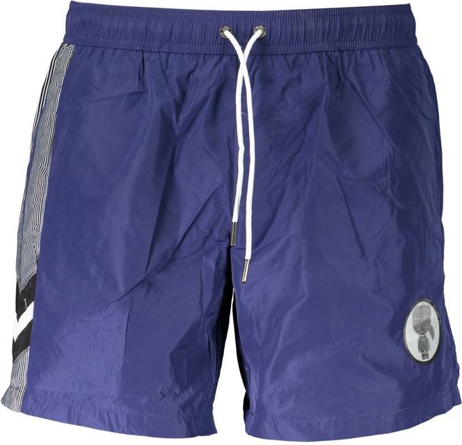 Karl Lagerfeld Blaue Polyester Herren Badeboxer