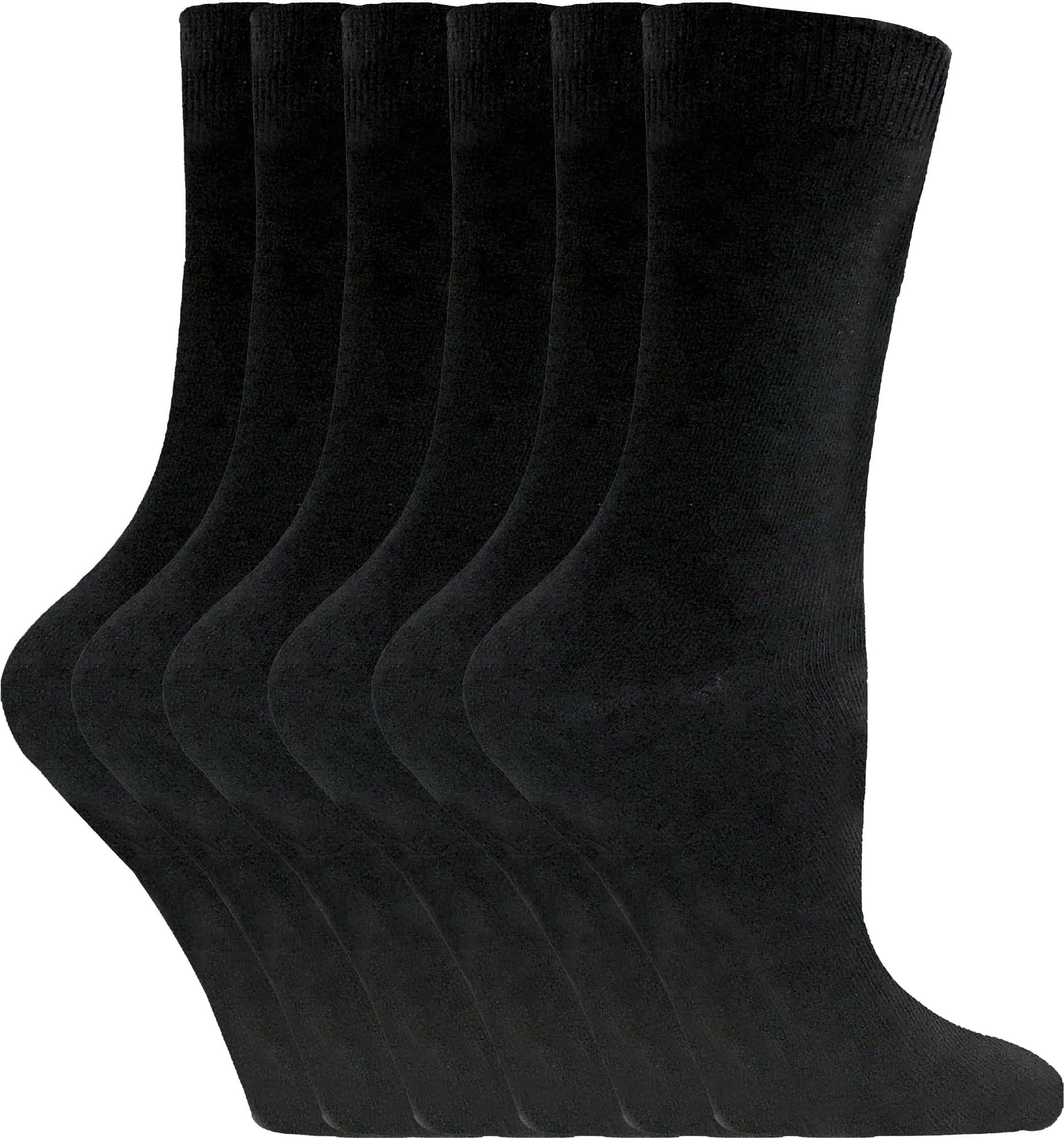Thumbnail - Sock Snob - 6 Paar Damen Socken aus einfarbiger Baumwolle