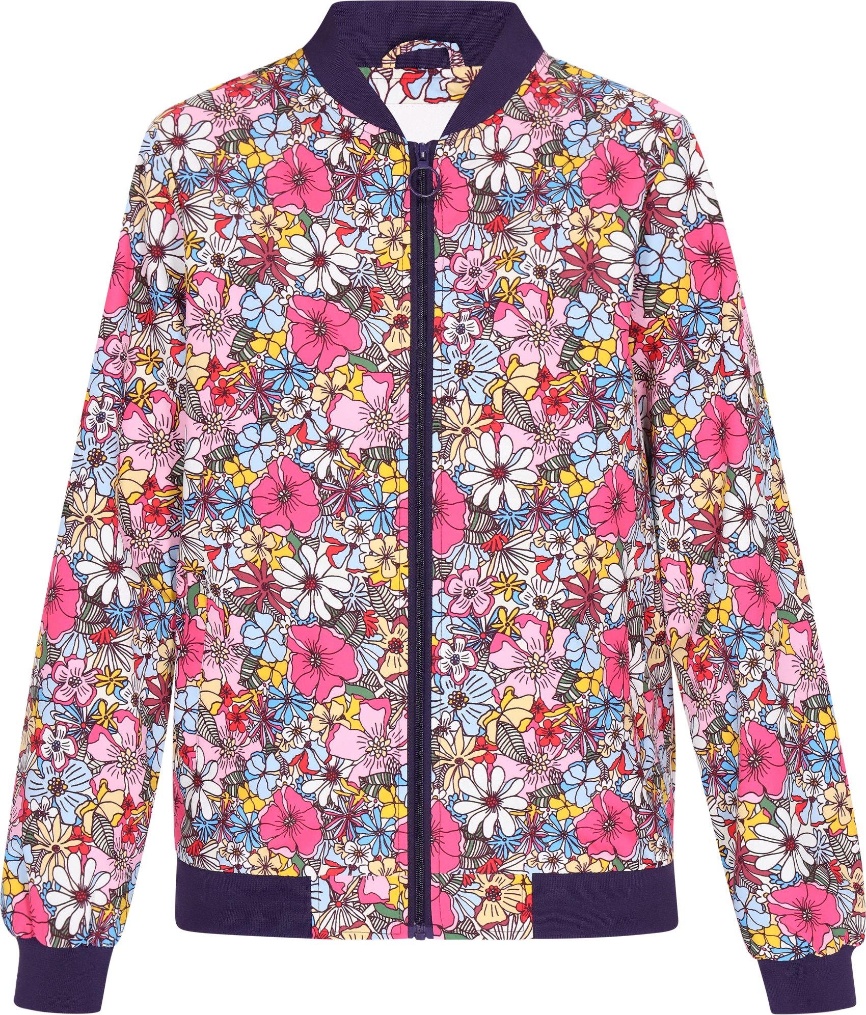 Mymo Jacke Frauen rot mehrfarbig