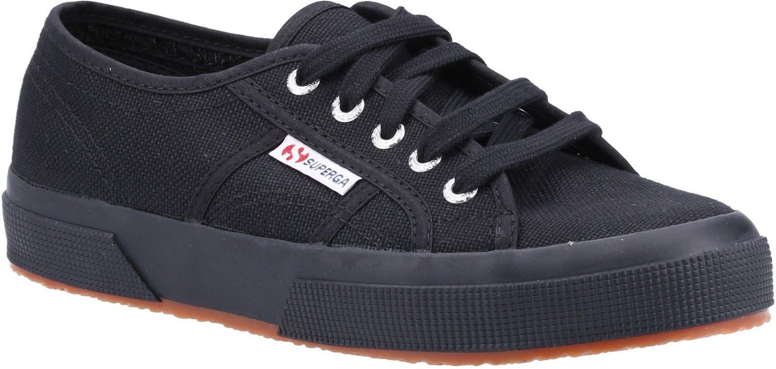 Superga 2750 Cotu Classic 100% Baumwolle Herren Voll Schwarz Turnschuhe