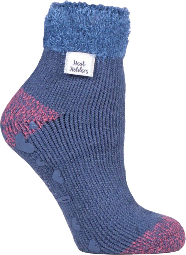 Heat Holders Kuschelige, flauschige Bettsocken für Damen mit Federoberteil
