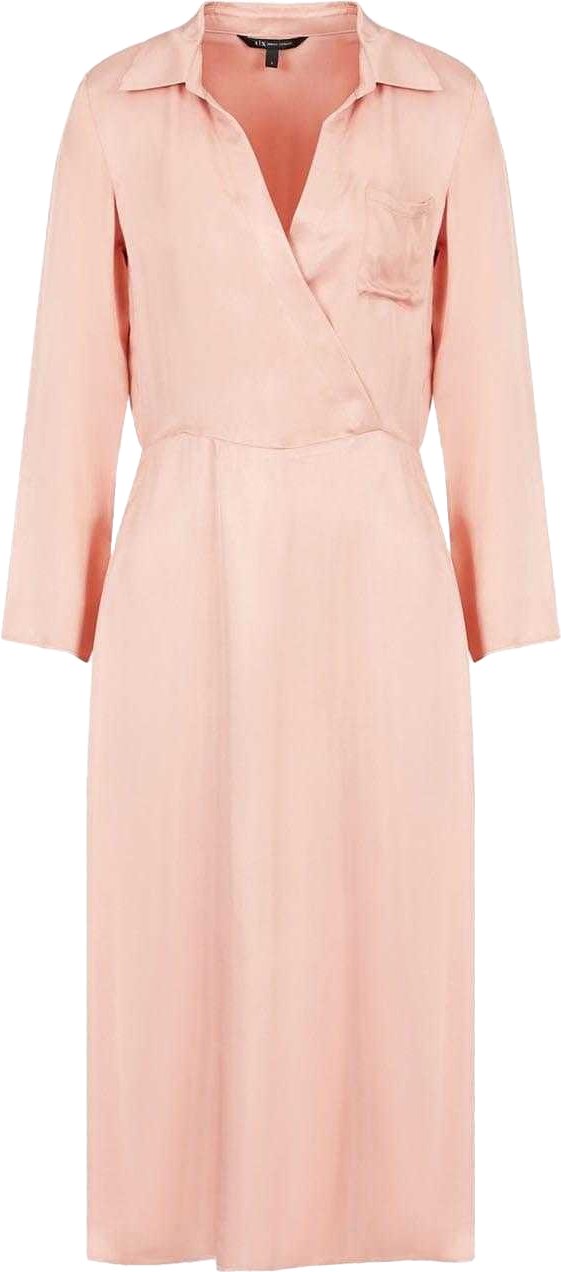 Armani Exchange - Kleid für Damen, Brusttasche (Pink)